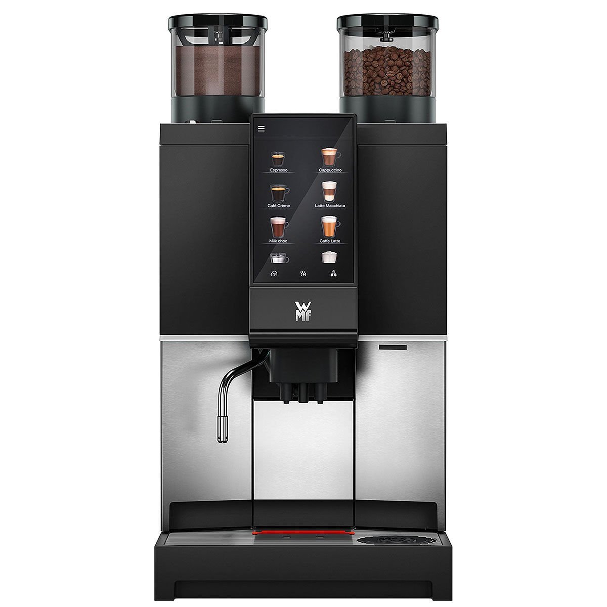 WMF 1300S BASIC MILK 1 GRINDER + 1 ÇİKOLATA SU TANKLI KAHVE MAKİNESİ