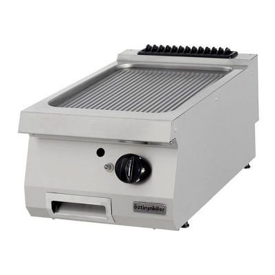 900 Seri Set Üstü Grill Plate Oluklu Gazlı 40*90*30