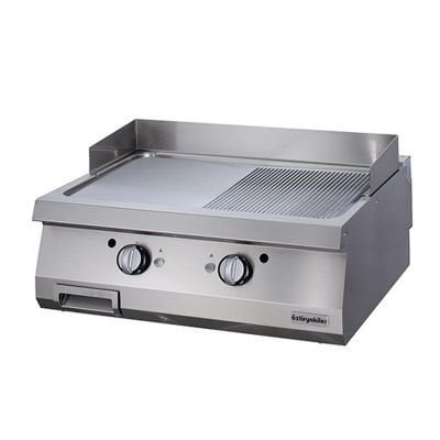 900 Seri Set Üstü Grill Plate Y.Oluklu Gazlı 80*90*30