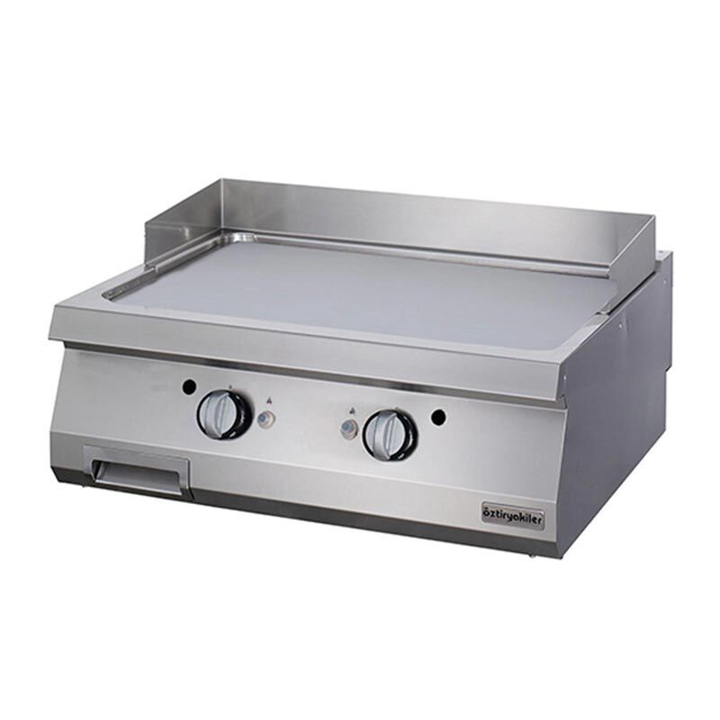 Öztiryakiler Set Üstü Düz Grill Plate, 80x90x30 cm, Gazlı