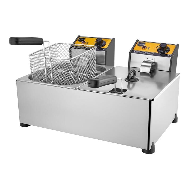 Remta R93 Çift Hazneli Fritöz, 5+5 L, Elektrikli