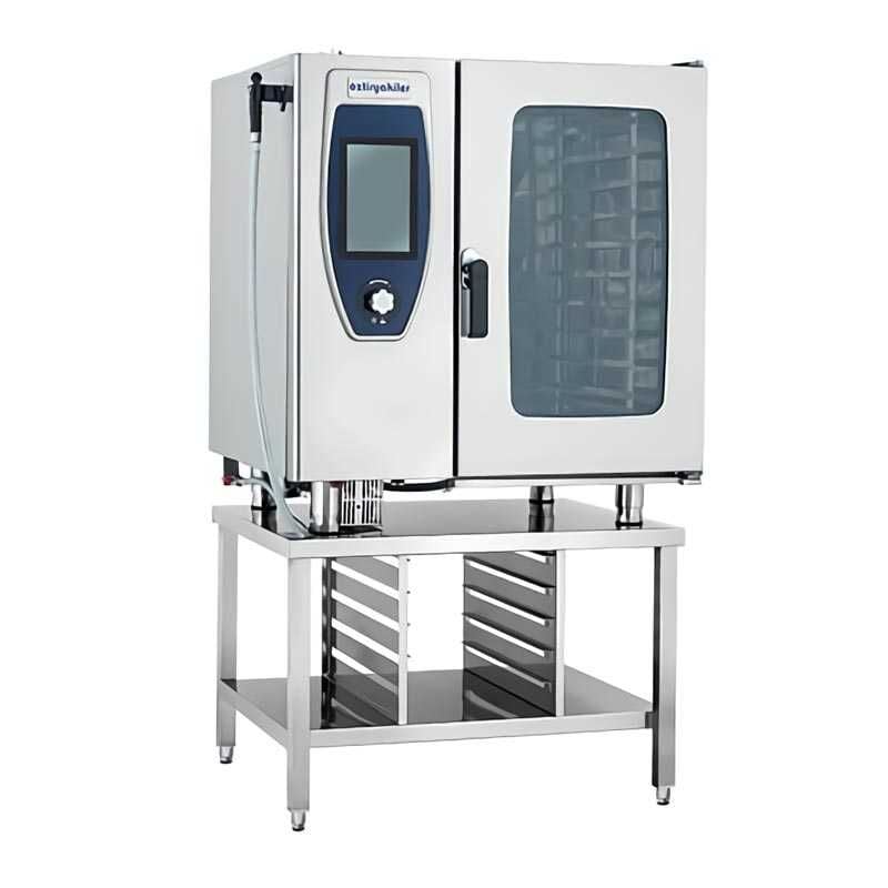 KONVEKSIYONLU KOMBİ FIRIN ELEKTRİKLİ 10*GN 1/1 KIZAKLI