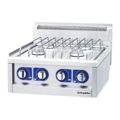 600 Seri Set Üstü Dörtlü Ocak Gazlı 60*60*26