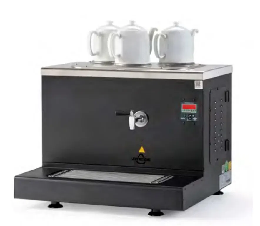 OZTIRYAKILER ATS CAPPADOCIA CAY KAZANI DIGITAL STATIK SIYAH BOYALI 3 DEMLIKLI ELEKTRIKLI CDE3