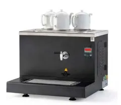 OZTIRYAKILER ATS CAPPADOCIA CAY KAZANI DIGITAL STATIK SIYAH BOYALI 3 DEMLIKLI ELEKTRIKLI CDE3