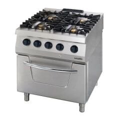 900 Seri Kuzine Fırınlı Gazlı Kapalı Dökümlü 80*90*85