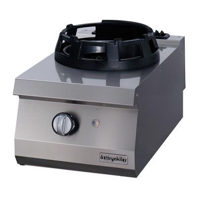 900 Seri Set Üstü Wok Ocak Tekli Gazlı 40*90*30-14kW