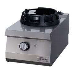 900 Seri Set Üstü Wok Ocak Tekli Gazlı 40*90*30-14kW