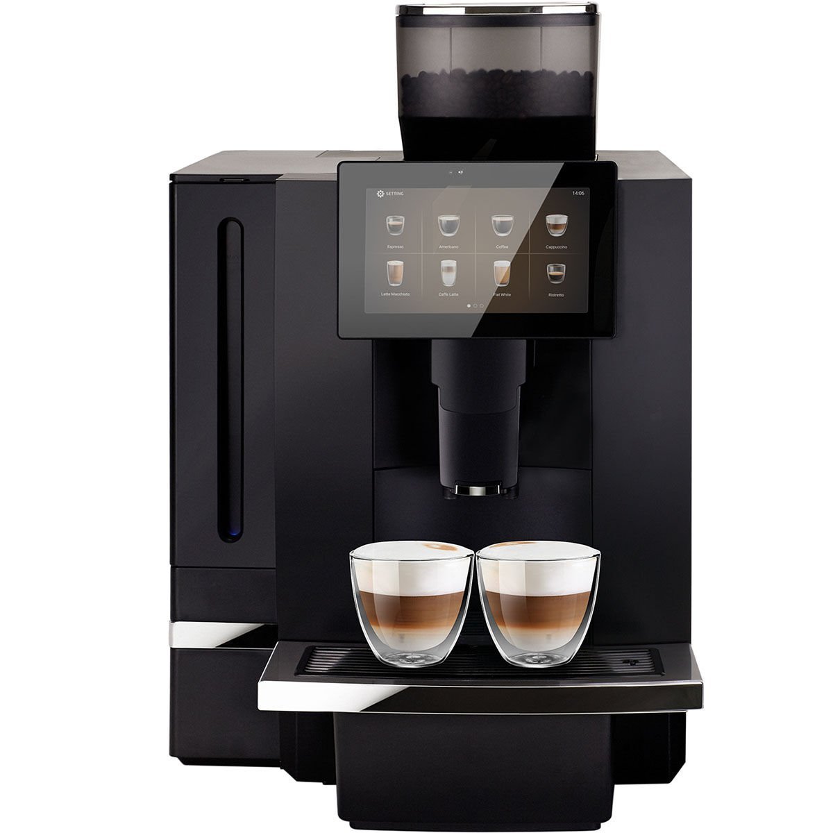 Öztiryakiler Full Otomatik Kahve Makinesi 1 Kg Değirmen Kapasiteli 100 Bardak/Gün, Şebeke Bağlantılı