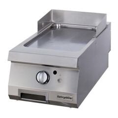 900 Seri Set Üstü Grill Plate Düz Gazlı 40*90*30-Sert Krom Kaplı
