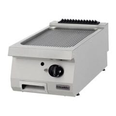 900 Seri Set Üstü Grill Plate Oluklu Gazlı 40*90*30-Sert Krom Kaplı