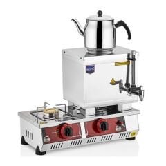 15 Model Tek Demlikli çay kazanı Gazlı CE