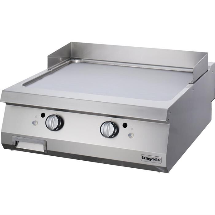 Öztiryakiler Set Üstü Yarı Oluklu Grill Plate, 80x90 cm, Gazlı