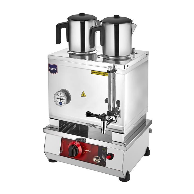 30 Model İki Demlikli çay kazanı  Pleytsiz CE