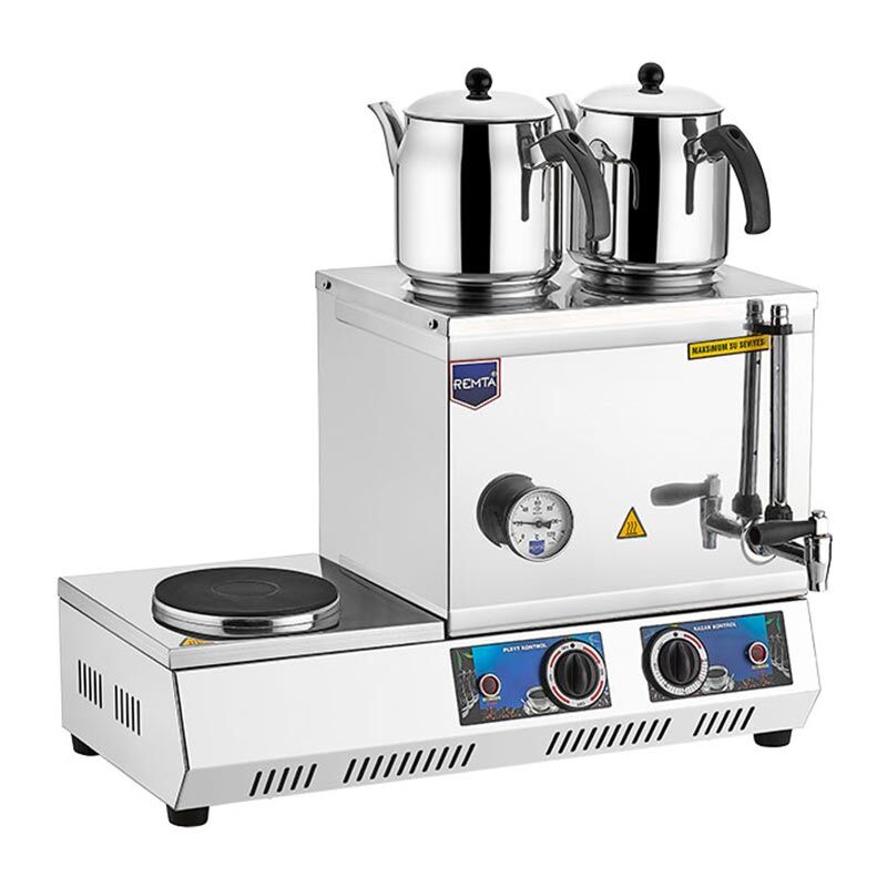 40 Model Çift Demlikli çay kazanı