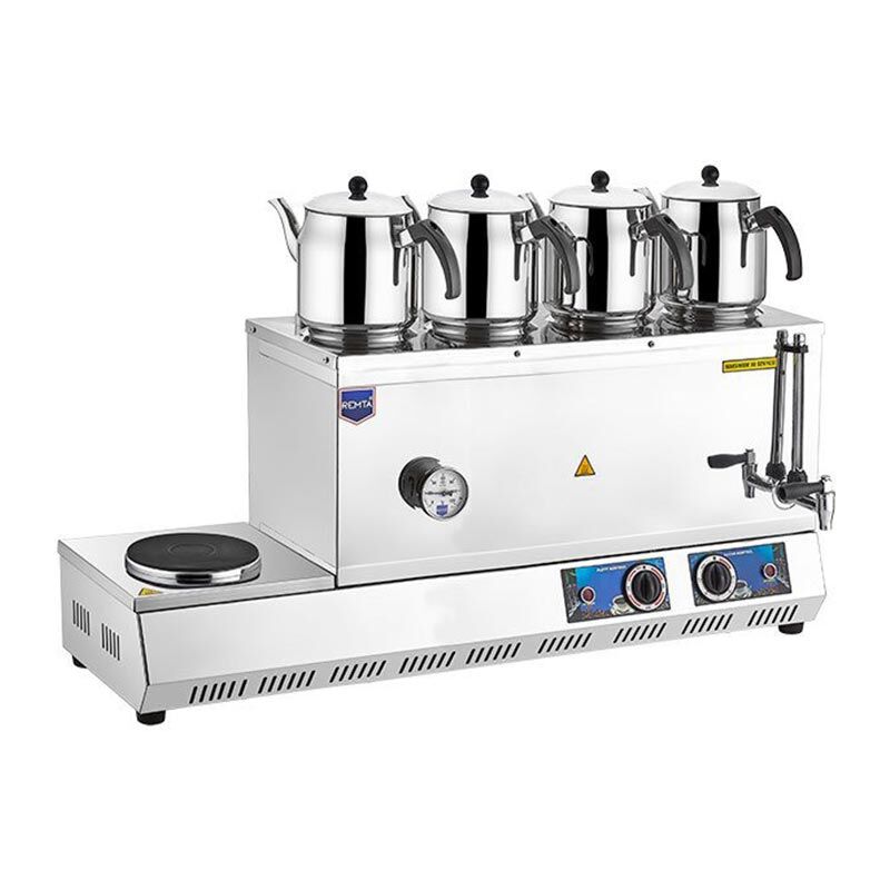 85 Model Dört Demlikli çay kazanı