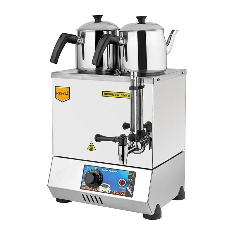 20 Model İki Demlikli çay kazanı