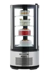 VOSCO DİKEY PASTA TEŞHİR DOLABI (CAM RAF)