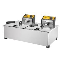 Remta R102 Fritöz, Çift Hazneli, 8+8 L, Elektrikli