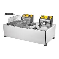 Remta R102 Fritöz, Çift Hazneli, 8+8 L, Elektrikli