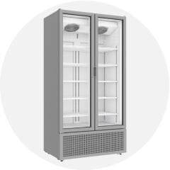 KLİMASAN İKİ KAPILI DİKEY ŞİŞE SOĞUTUCU ÇİFT KAPILI INOVA 1000 WOC