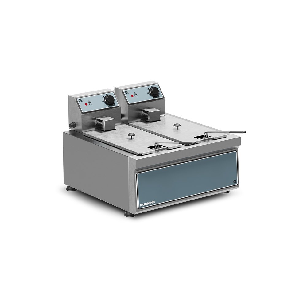 KZ.FEH.33 Mini Fritöz Çiftli Elektrikli 3+3 Litre