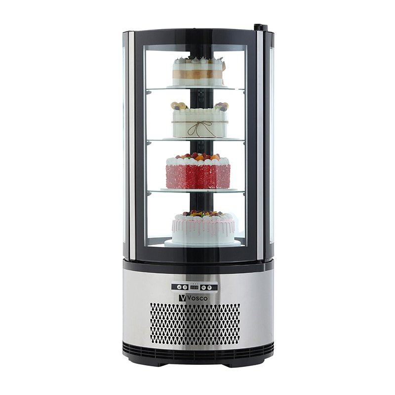 Vosco VFT-100R Dikey Pasta Teşhir Dolabı, 100 L