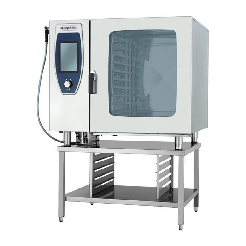 KONVEKSIYONLU KOMBİ FIRIN ELEKTRİKLİ 10*GN 2/1 KIZAKLI