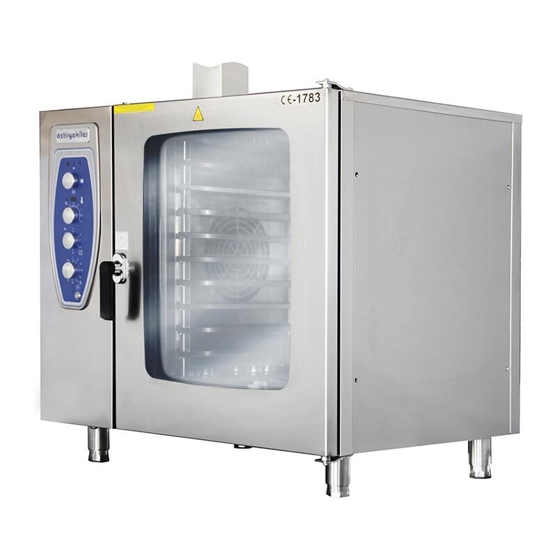 KONVEKSIYONLU FIRIN GAZLI 10*GN 1/1 KIZAKLI