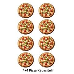 PIZZA FIRINI 4+4 ELEKTRIKLI 380 V