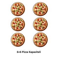 PIZZA FIRINI 6+6'LI ELEKTR. 380 V