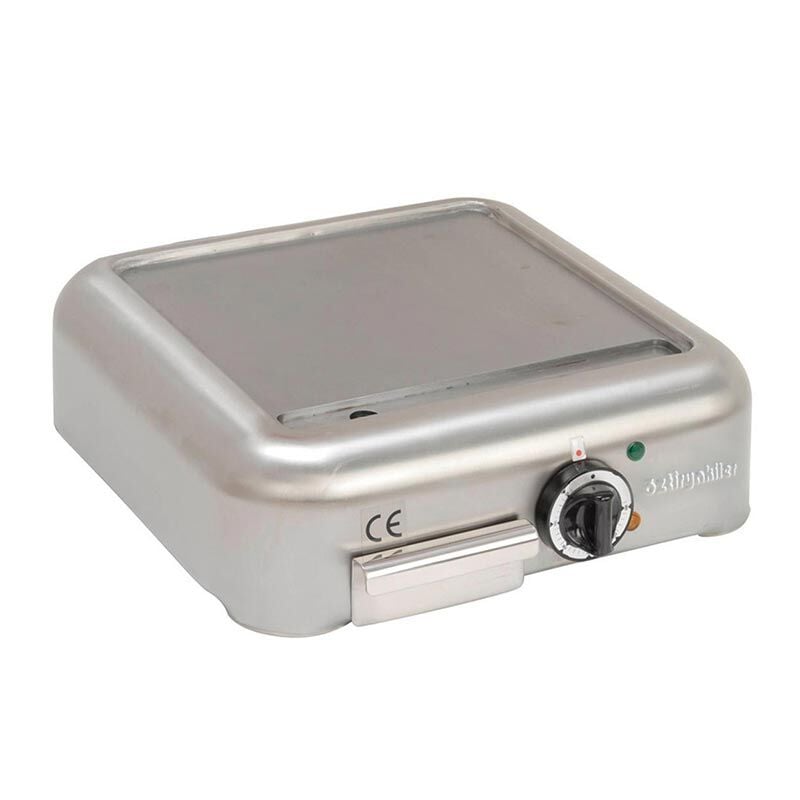 GRILL PLATE TEKLI DUZ ELEKTRIKLI COMPACT SERI 40*40