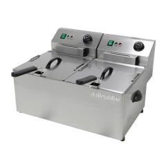 FRITOZ ELEKTRIKLI 2*8 LİTRE TRIFAZE 12 KW EF8DS