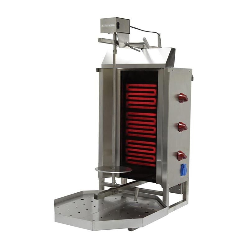 DONER OCAGI ELEKTRIKLI USTTEN MOTOR 3E MODEL (SEKIZGEN TEPSILI)