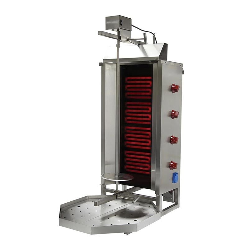 DONER OCAGI ELEKTRIKLI USTTEN MOTOR 4E MODEL (SEKIZGEN TEPSILI)