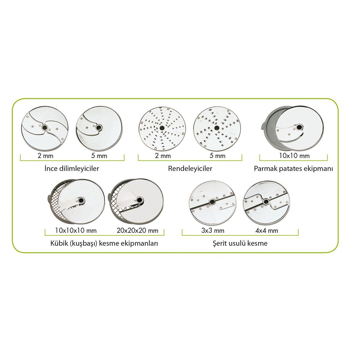 ROBOT COUPE 12 BICAKLI  DISK SETI