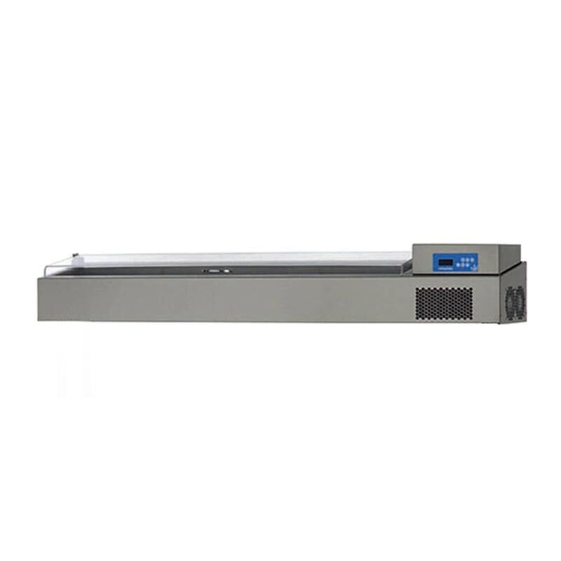 PZC 35 ALCAK PLEXIGLASS KAPAKLI  PIZZA HAZIRLIK UNITESI