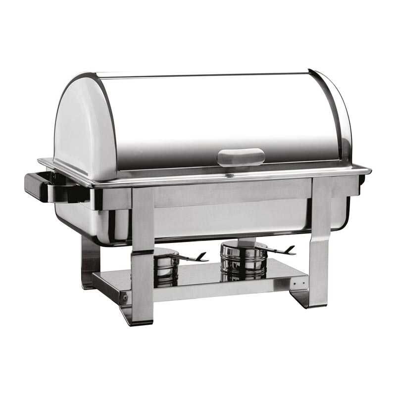 CHAFING DISH YEKPARE ROLLTOP KAP.WAS AYAK KIZAKLI, E.ISITICI YOK