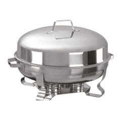 CHAFING DISH YUVARLAK 60 CM KAPAK WAS AYAK