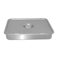 PRES BASKI TEPSİ KAPAKLI 0,80 MM SAPSIZ 40*50*5
